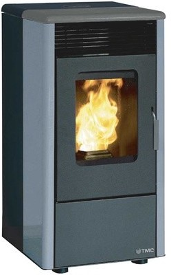 Estufa Pellets Tmc 810 Elegance 8.10 Kw Negro-Gris