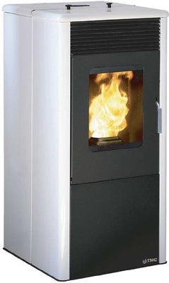 Estufa Pellets Tmc 900 Elegance 9 Kw Blanco